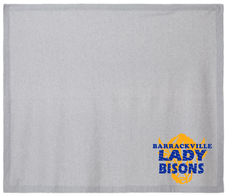 Barrackville Lady Bisons Blanket