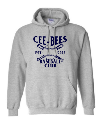 CB Baseball Hooded Sweatshirt Grey