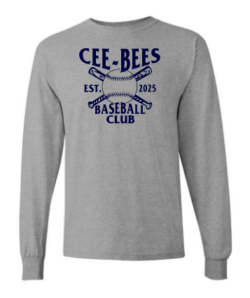 CB Baseball Club Long Sleeve T-shirt Grey