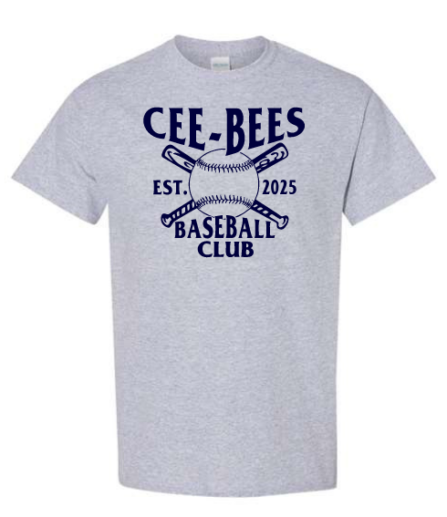 CB Baseball Club Short Sleeve T-shirt Grey