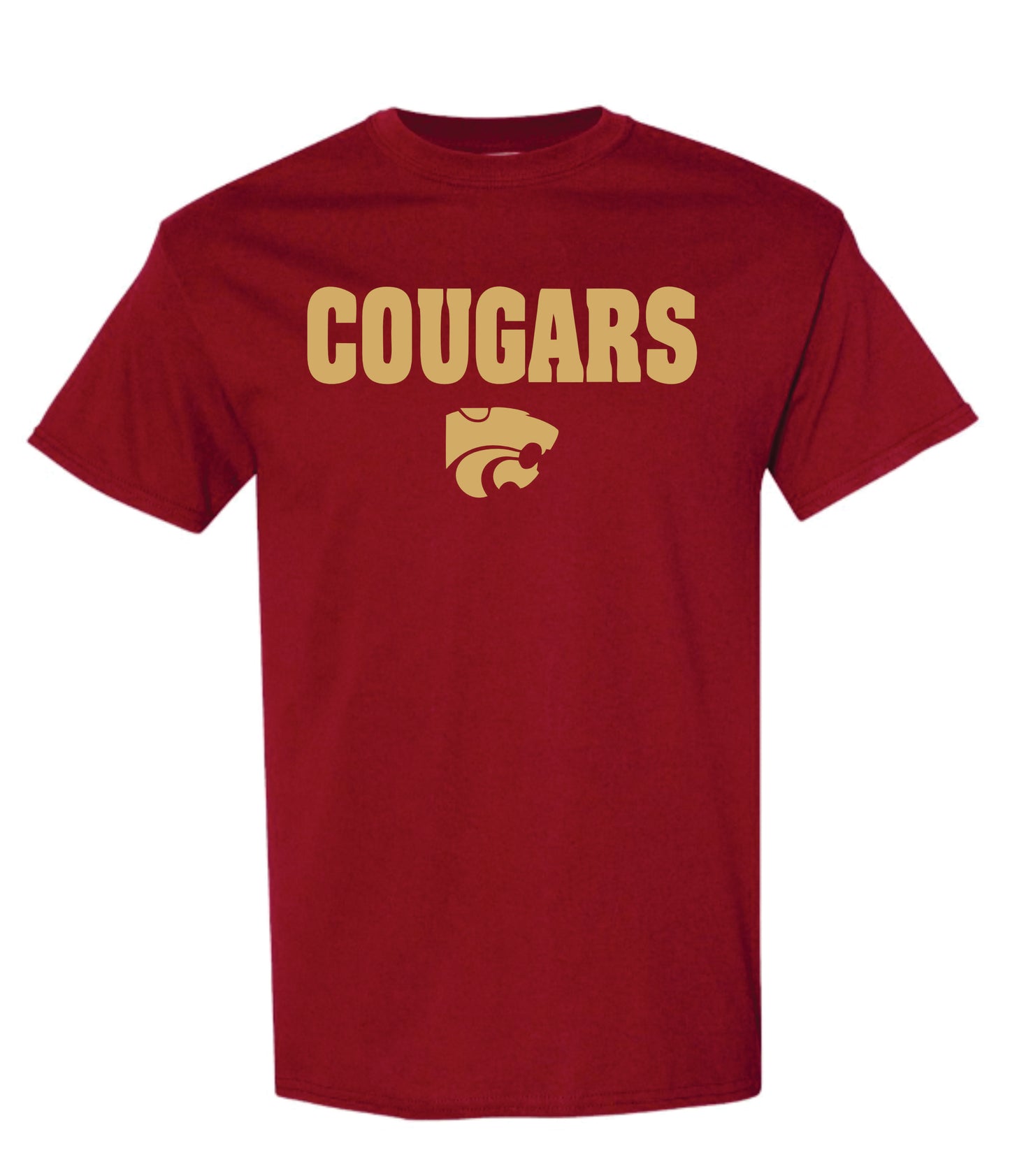 Youth & Adult Lincoln Cougars Short Sleeve T-Shirt