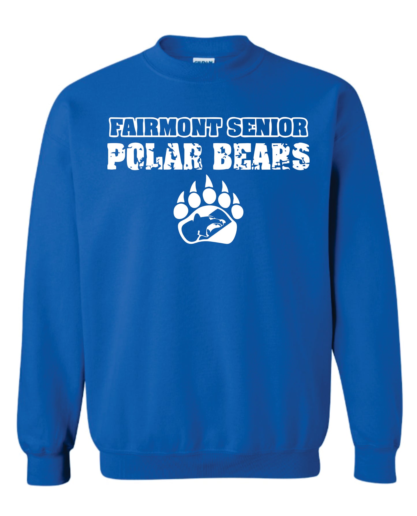 Youth & Adult Gildan Crew Neck Sweatshirt Polar Bears