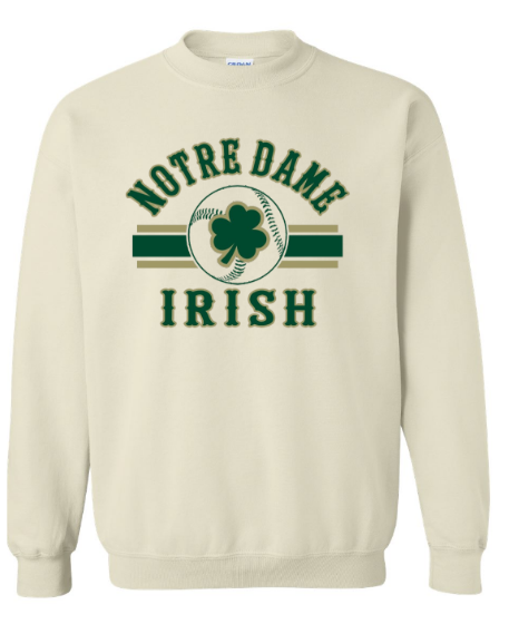 2026 Notre Dame Baseball Crewneck Sweatshirt