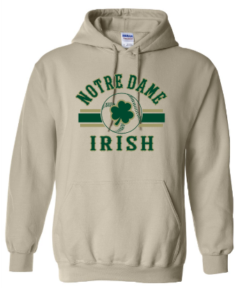 2026 Notre Dame Baseball Hooded Sweatshirt