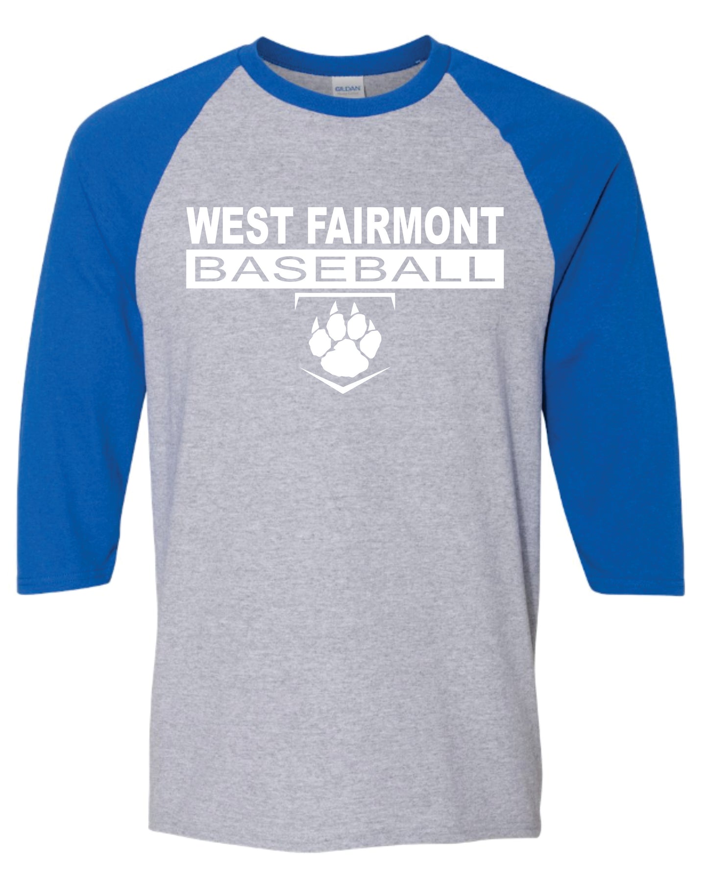 West Fairmont Baseball Raglan