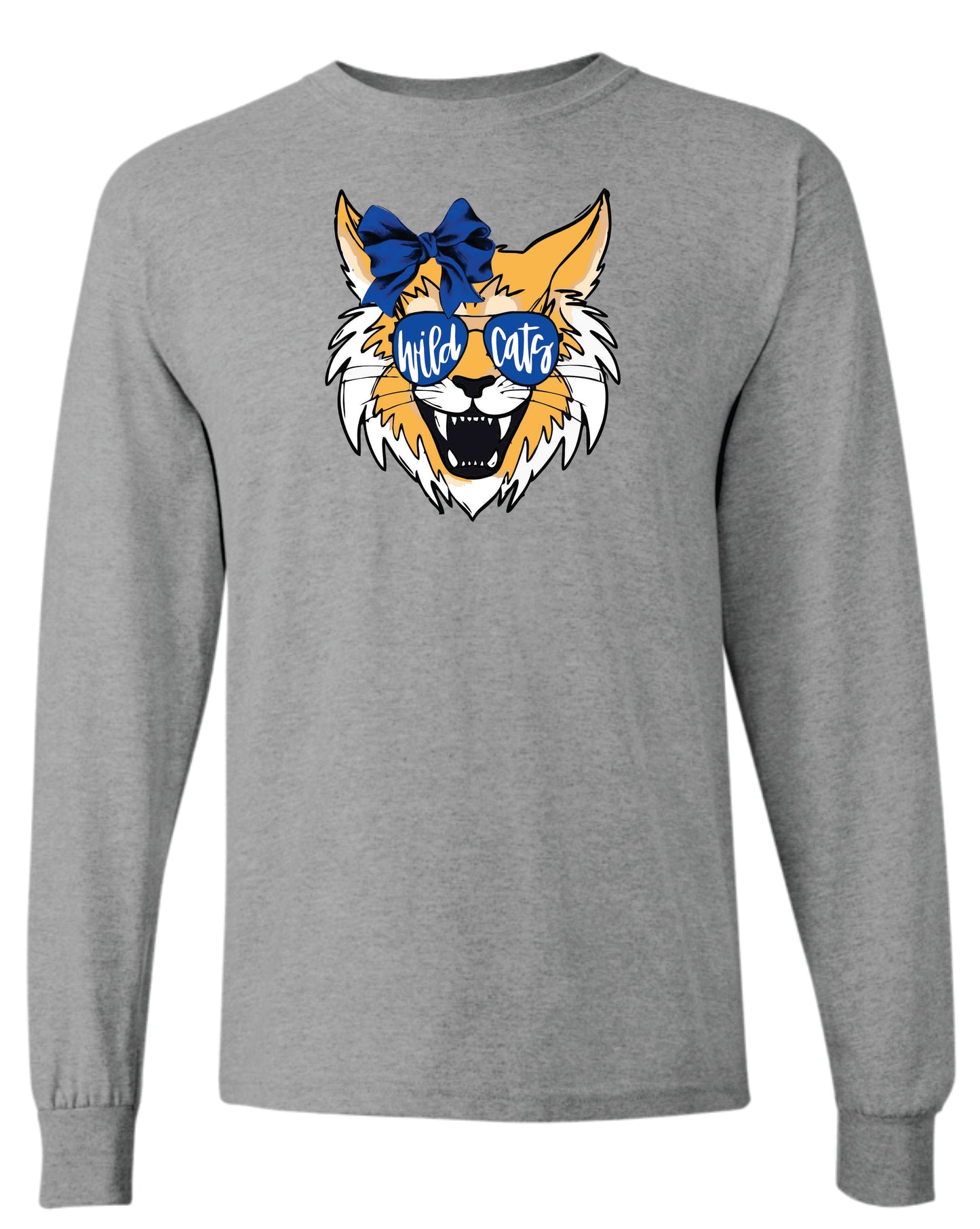 White Hall Sunglasses with Bow Long Sleeve T Shirt