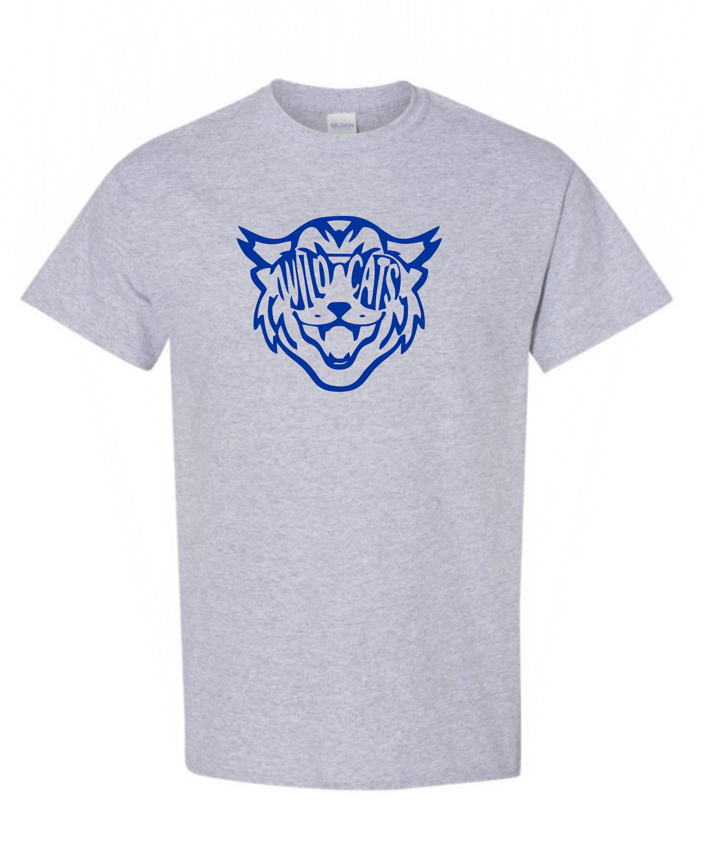 White Hall Short Sleeve T Shirt Gray Wildcat Sunglasses