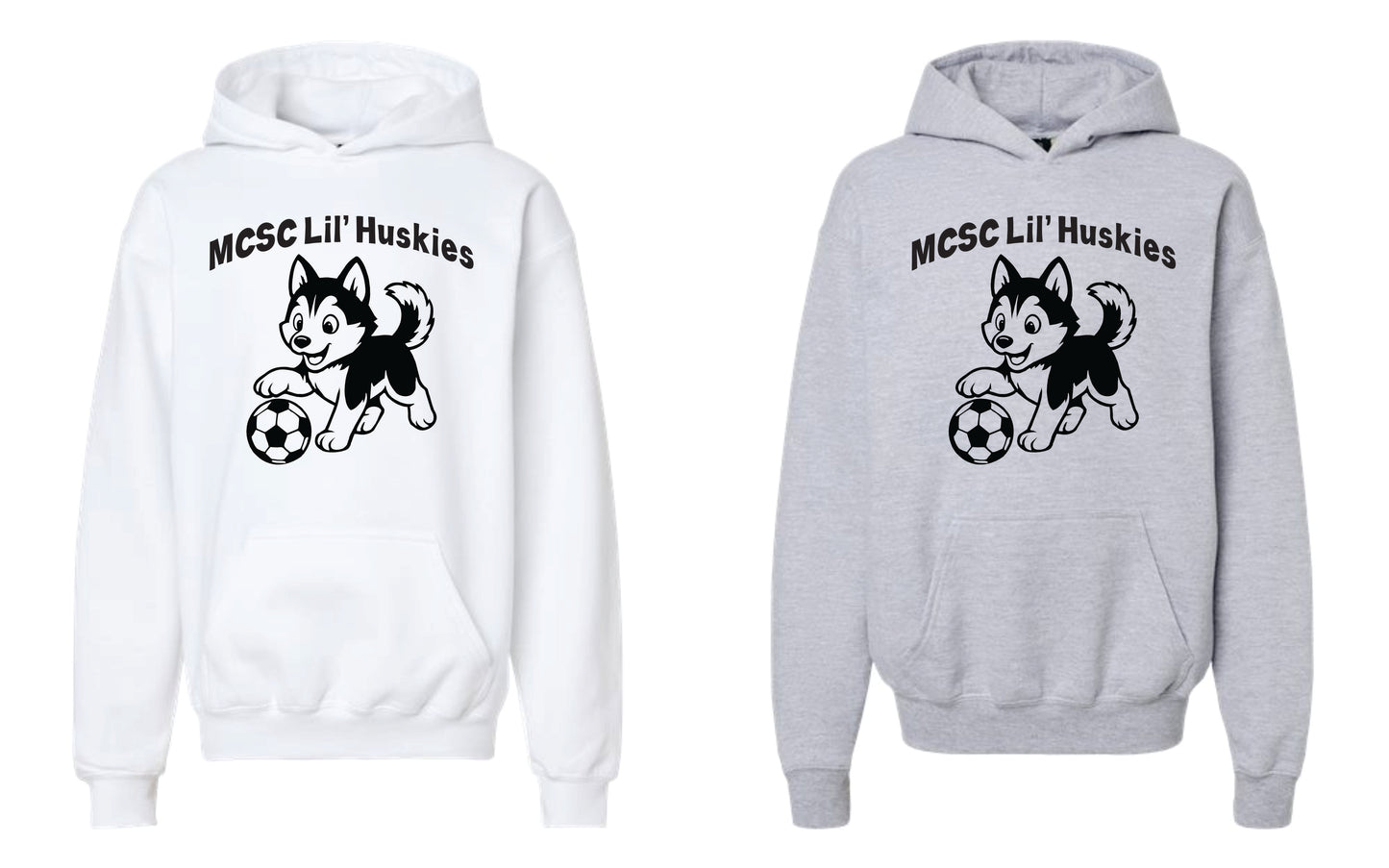 Youth Lil Huskies Soccer Hooded Sweatshirt