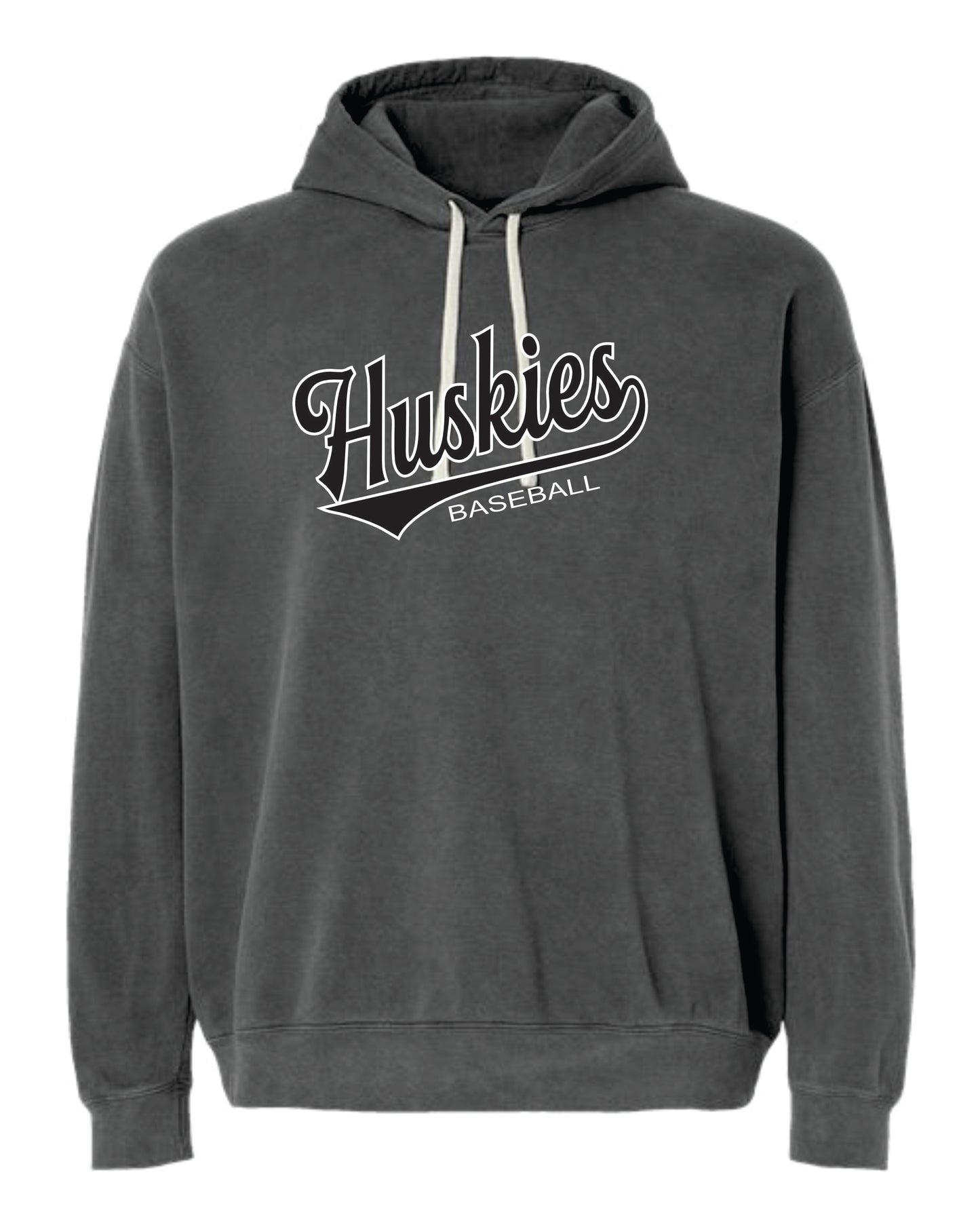 Comfort Colors Huskies Baseball Hoodie