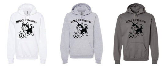 Adult Lil Huskies Soccer Hooded Sweatshirt