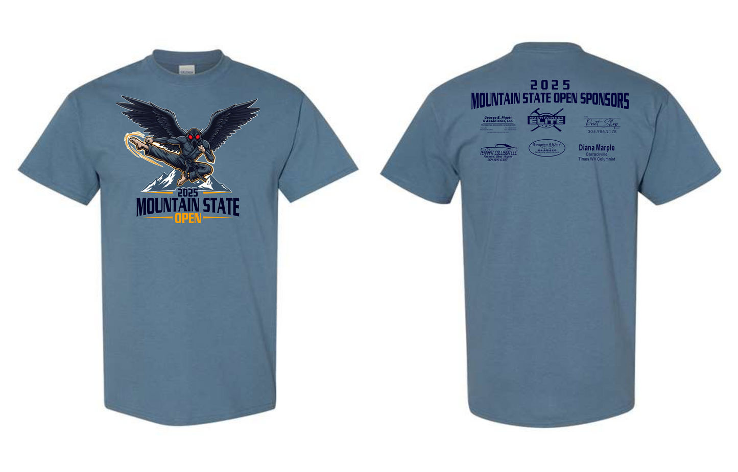 Mountain State Open Karate Tournament Shirts