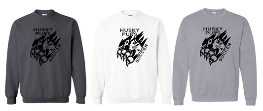 Husky Pups Boys Soccer 2026 Sponsor Shirt - Crewneck Sweatshirt