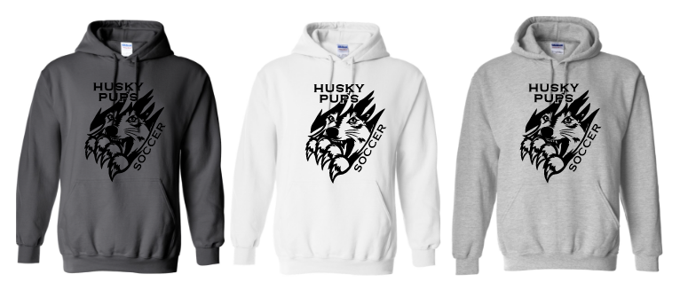 Husky Pups Boys Soccer 2026 Sponsor Shirt - Hoodie