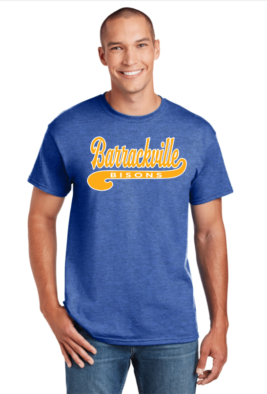 Barrackville Bisons Tail Design Tshirt