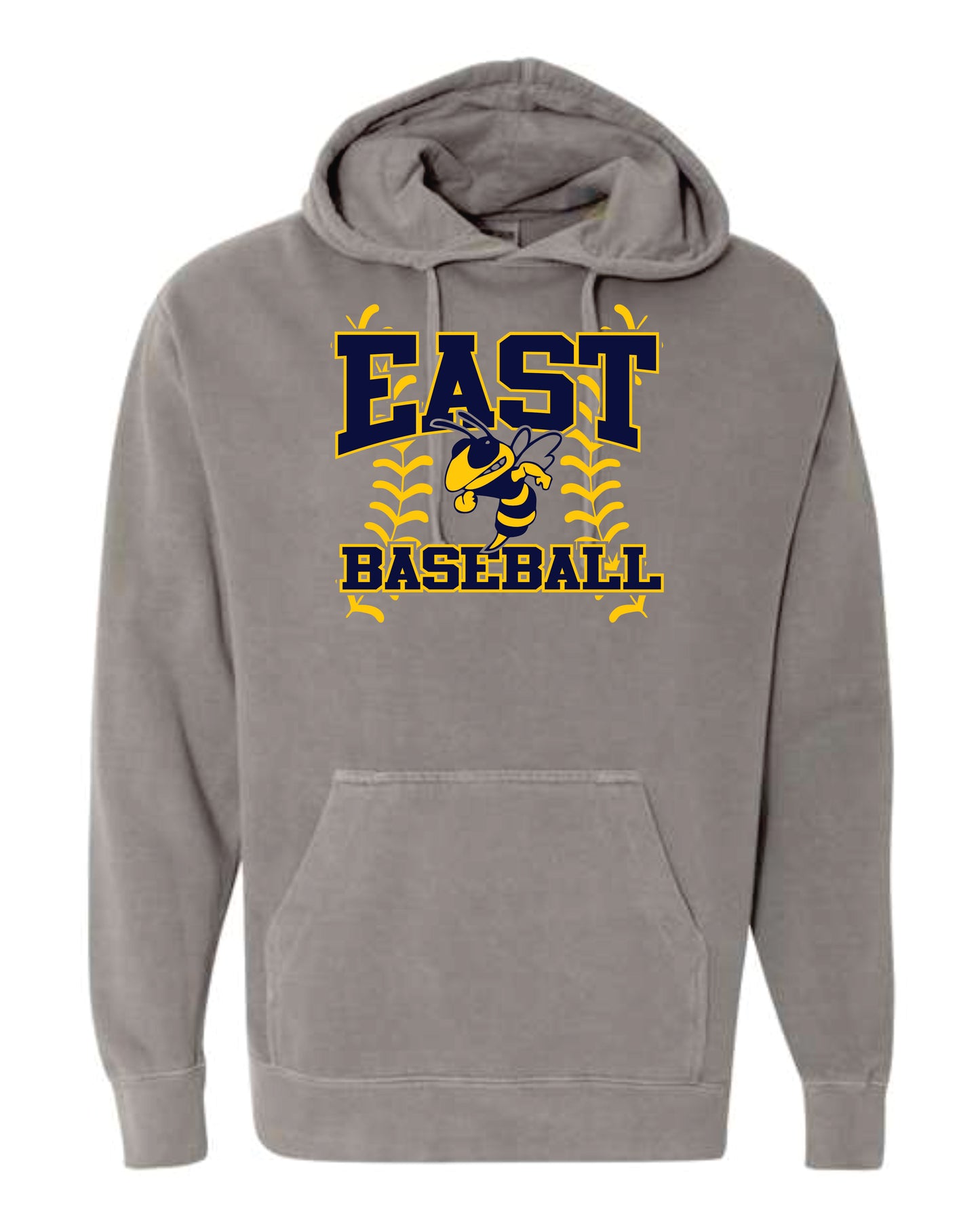 East Fairmont Baseball Comfort Colors Hoodie