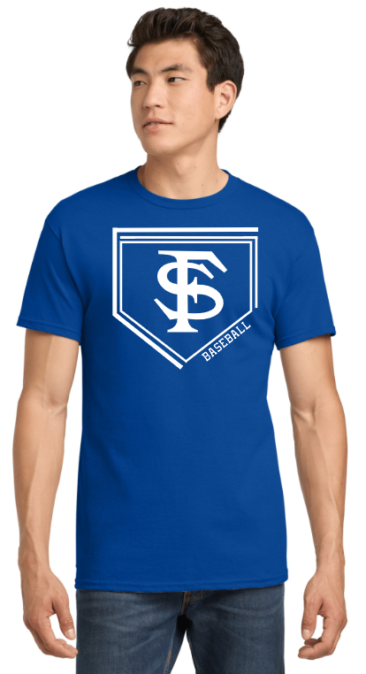 FS Baseball Royal with White Print