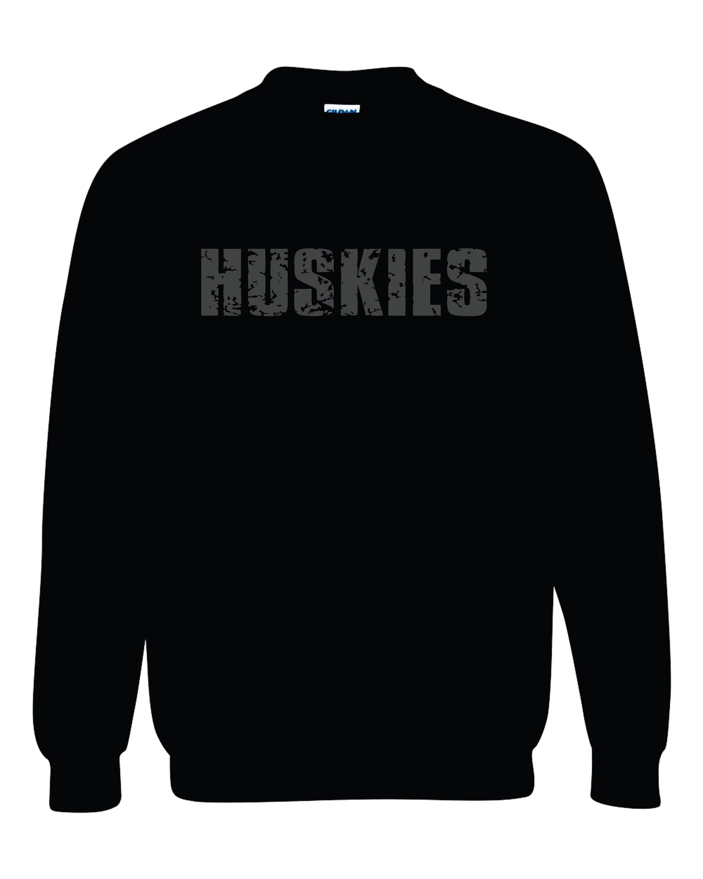 Gildan Crewneck Sweatshirt Distressed Huskies