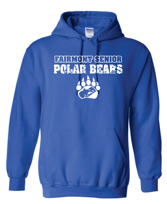 Youth & Adult Gildan Hooded Sweatshirt Polar Bears