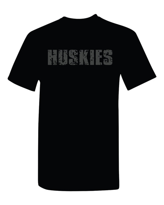 Gildan Shirt Sleeve T-Shirt Distressed Huskies