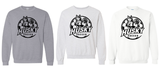 Husky Pups Girls Soccer 2026 Crewneck Sweatshirt
