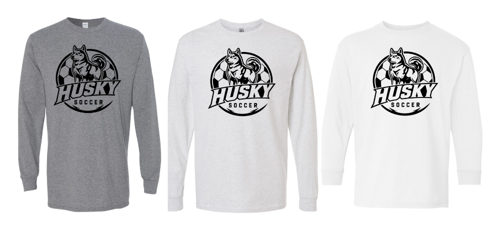 Husky Pups Girls Soccer 2026 Long Sleeve T-shirt