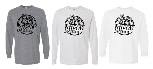 Husky Pups Girls Soccer 2026 Long Sleeve T-shirt