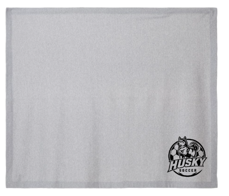 Husky Pups Girls Soccer 2026 Blanket