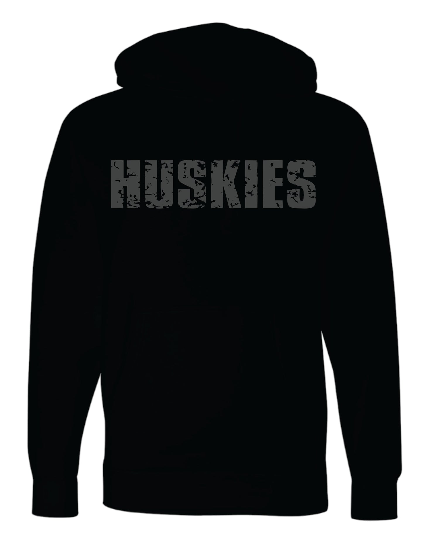 Independent Trading Co Hooded Sweatshirt Distressed Huskies