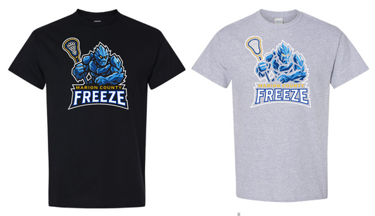 MC Freeze Short Sleeve Tshirt Adult and Youth Black or Sport Grey