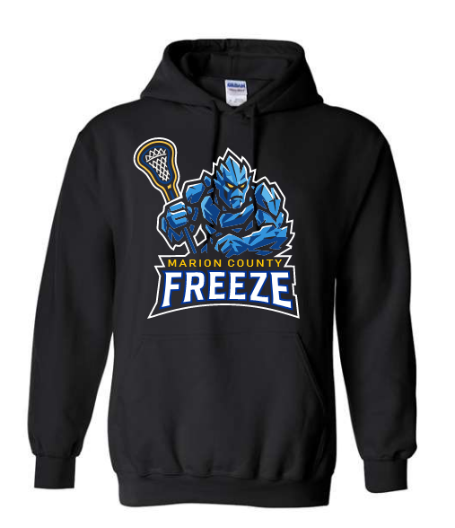 MC Freeze Hoodie Adult and Youth Black or Sport Grey
