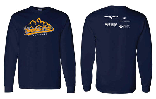 Mt State Softball Long Sleeve