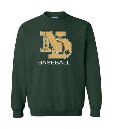 Notre Dame Baseball Crewneck Sweatshirt