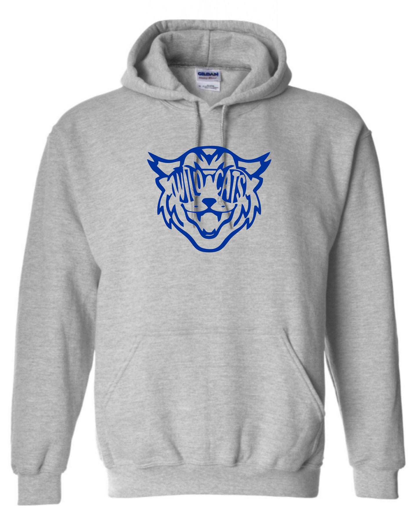 White Hall Hooded Sweatshirt Gray Wildcat Sunglasses