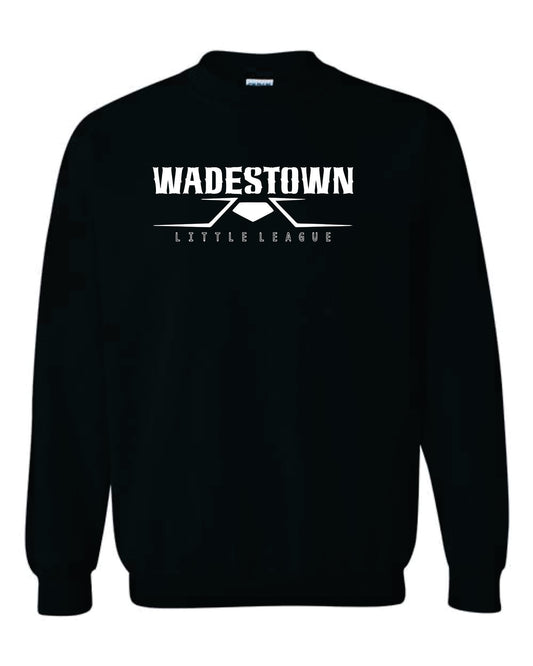 Wadestown Crewneck Sweatshirt Design 1 Black