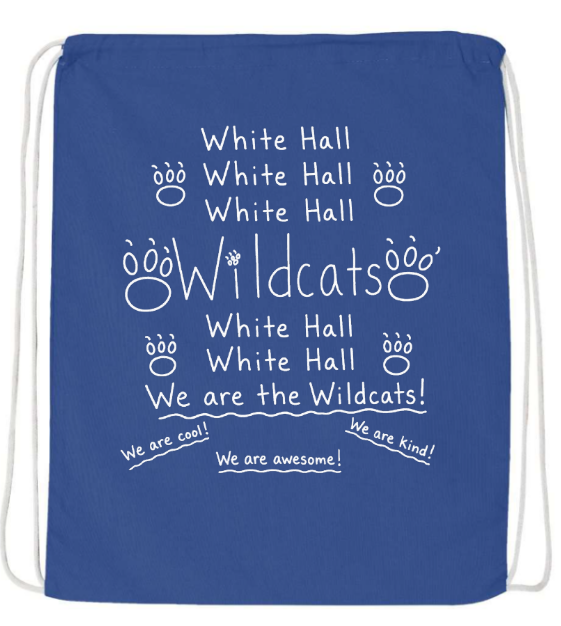 White Hall Drawstring Bag - Multiple Design Options