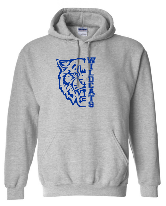 White Hall Hooded Sweatshirt Gray Wildcat Sunglasses & Bow