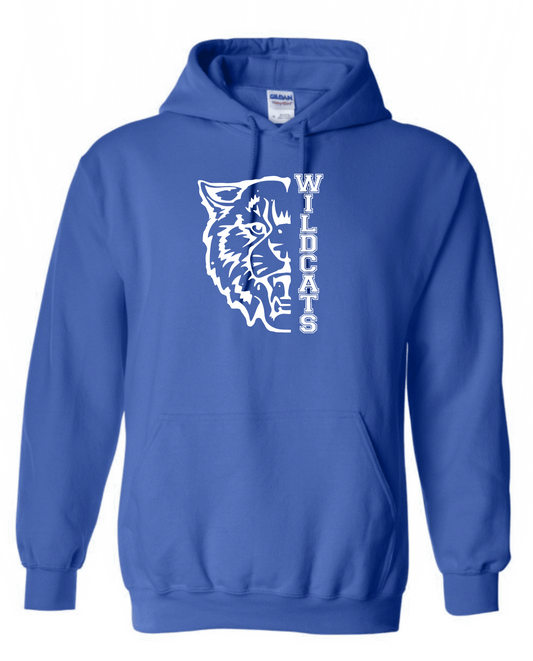 White Hall Hooded Sweatshirt Royal Wildcats
