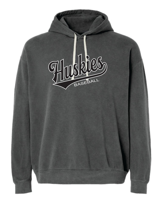 Comfort Colors Huskies Baseball Hoodie